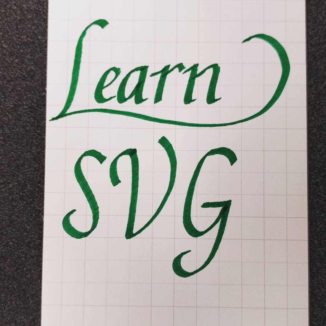 You ain't using SVG yet?!? #leftycalligraphy #programmingcalligrapher #svg