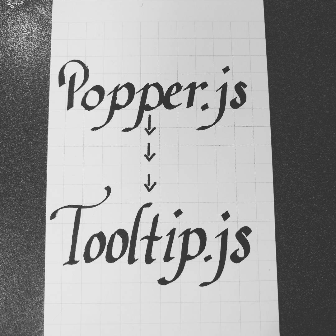 Fooling around with tooltip.js. #programmingcalligrapher #leftycalligraphy