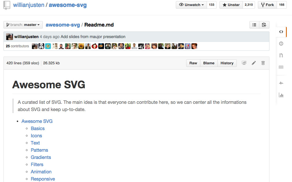 Awesome SVG Github